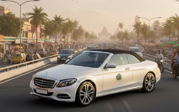 Luxury Mercedes car hire in jaipur